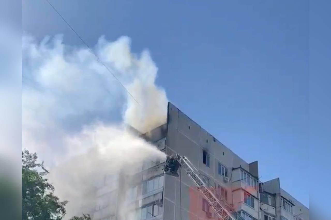 В Юбилейном микрорайоне Краснодара в результате пожара погиб один человек