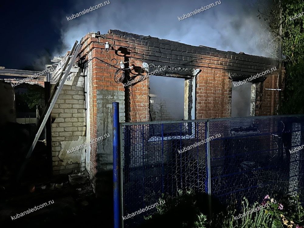 В Усть-Лабинске при пожаре в частном доме погибла местная жительница